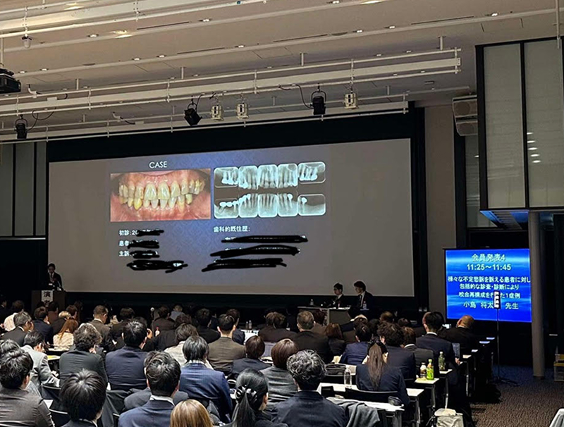 OJでの発表風景 会場