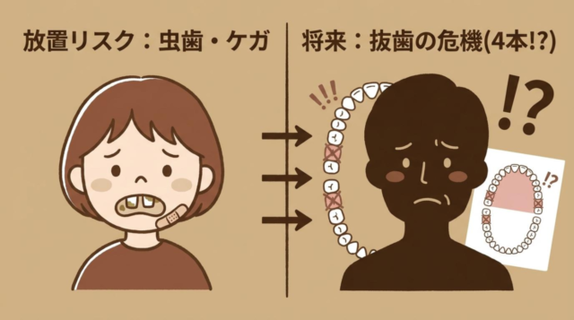 そのままにしておくとどうなる？出っ歯を放置するリスク